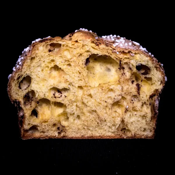 Panettone godurioso dettaglio impasto